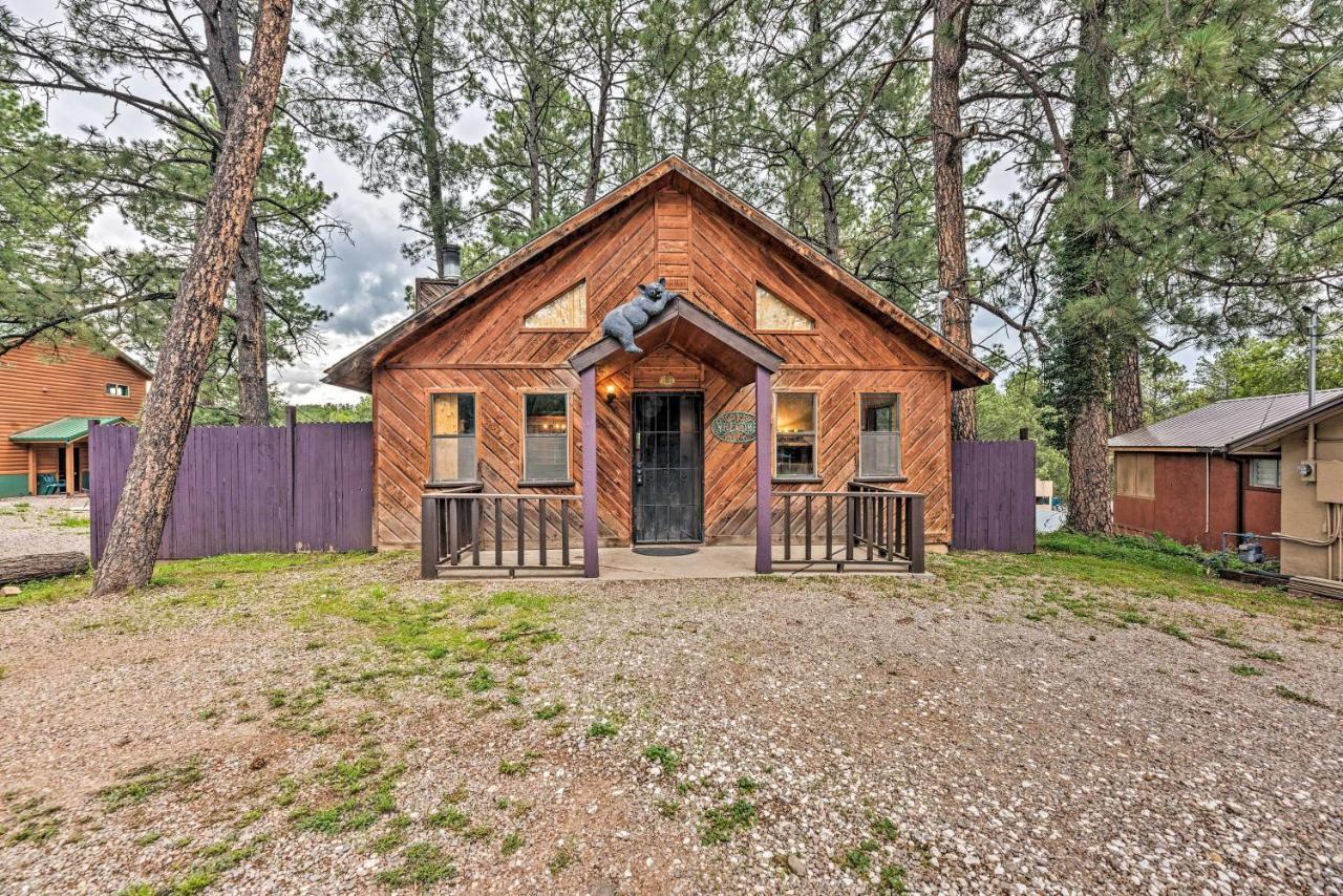 Ruidoso Cabin With Deck And Grill - Walk To Town! Exterior photo